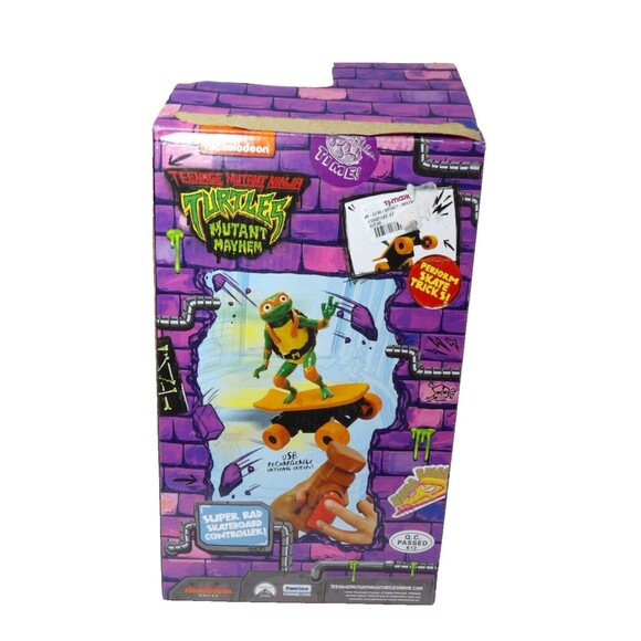 Teenage Mutant Ninja Turtles Mutant Mayhem Mikey Half Pipe RC Skateboard NOB - Picture 4 of 9